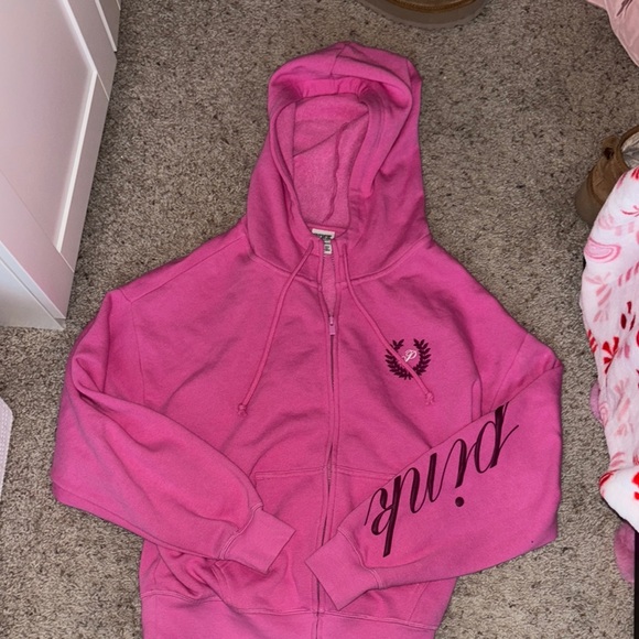 PINK Victoria's Secret Jackets & Blazers - PINK logo oversized jacket